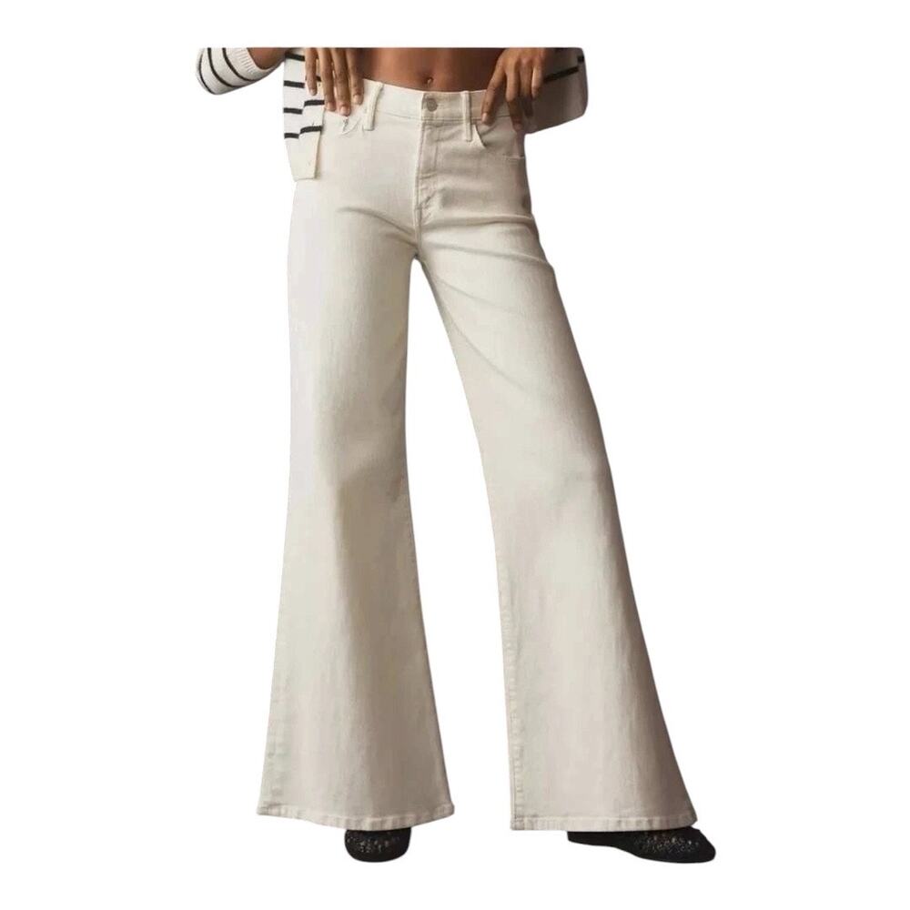 Mother The Twister Skimp Jeans Cream Puffs Women 31